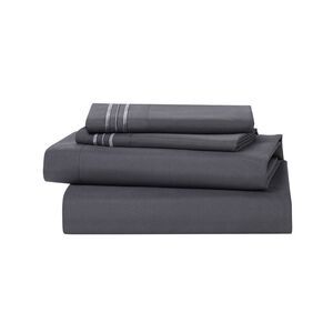 4 PC Bed Sheet Set KING Microfiber Soft Bedding Hypoallergenic 2500 Thread Gray